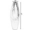 Uniquewise Tall Cylinder Bamboo Floor Vase Decorative Accent for Hotel Lobbies and Spa, Perfect Decor for Living Room or Hallway